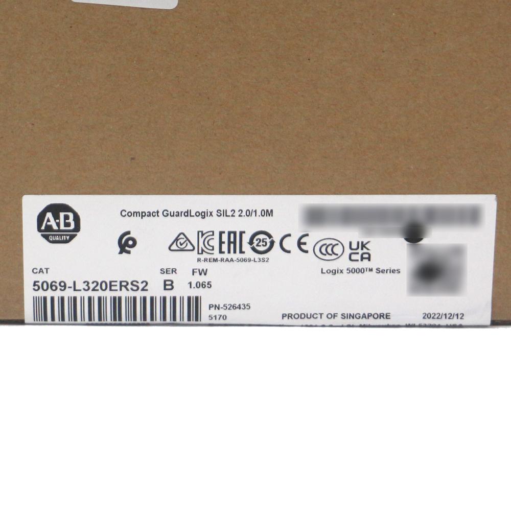 New Allen Bradley 5069L320ERS2 Compact GuardLogix 5380 Safety Control