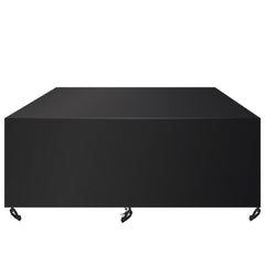 Protect Your Outdoor Furniture with Waterproof Patio Table Cover - Wind, Rain, and Dust-Proof for 98"L x 78"W x 32"H Furniture Set - FDA Approved and UV Resistant - Black