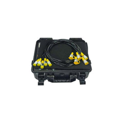 Complete Hydraulic Pressure Gauge Test Kit with 5 Gauges, 5 Test Hoses, 13 Couplings & 14 Tee Connectors for Accurate Readings & Easy Troubleshooting - Essential for Mechanics & DIY Enthusiasts