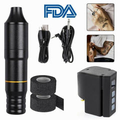 Rechargeable Motor Pen Machine Cartridge Tattoo Needles Cartridge Rotary Tattoo Pen Kit