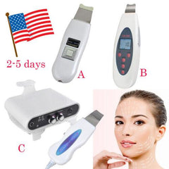 Skin Scrubber Ultrasound Facial Blackhead Remover for Deep Pore Cleaning, Peeling, and Rejuvenation