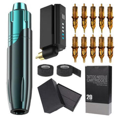 Rechargeable Motor Pen Machine Cartridge Tattoo Needles Cartridge Rotary Tattoo Pen Kit