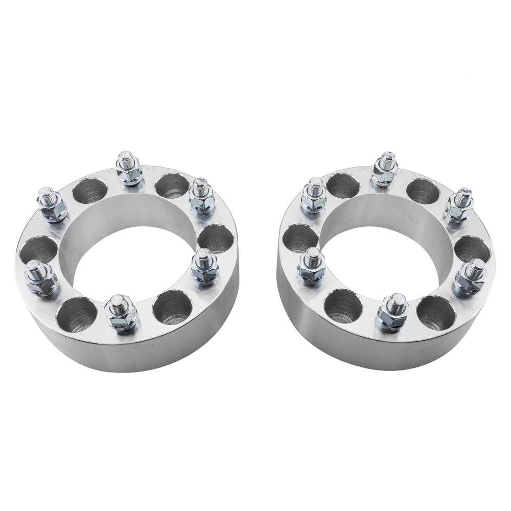 2pcs Professional Hub Centric Wheel Adapters for Nissan Armada/Titan/Pathfinder/Frontier/Xterra/Pickup 1987-2014 Infiniti QX56/QX4 1997-2014 Silver