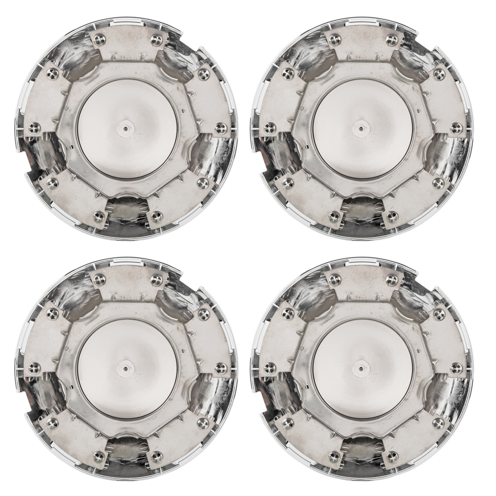 SETOF4 FORD TRUCK VAN 8LUG 16" Chrome Wheel Center Hub Caps Nut Covers Alloy Rim