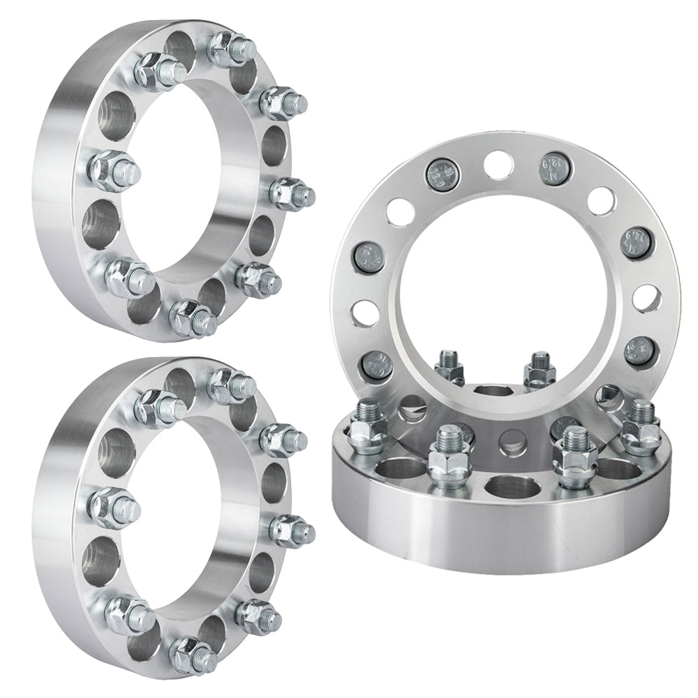 2pc 8x165.1 To 8x170 Wheel Adapters 1.5" For Dodge Ram 2500 3500  lug nuts key