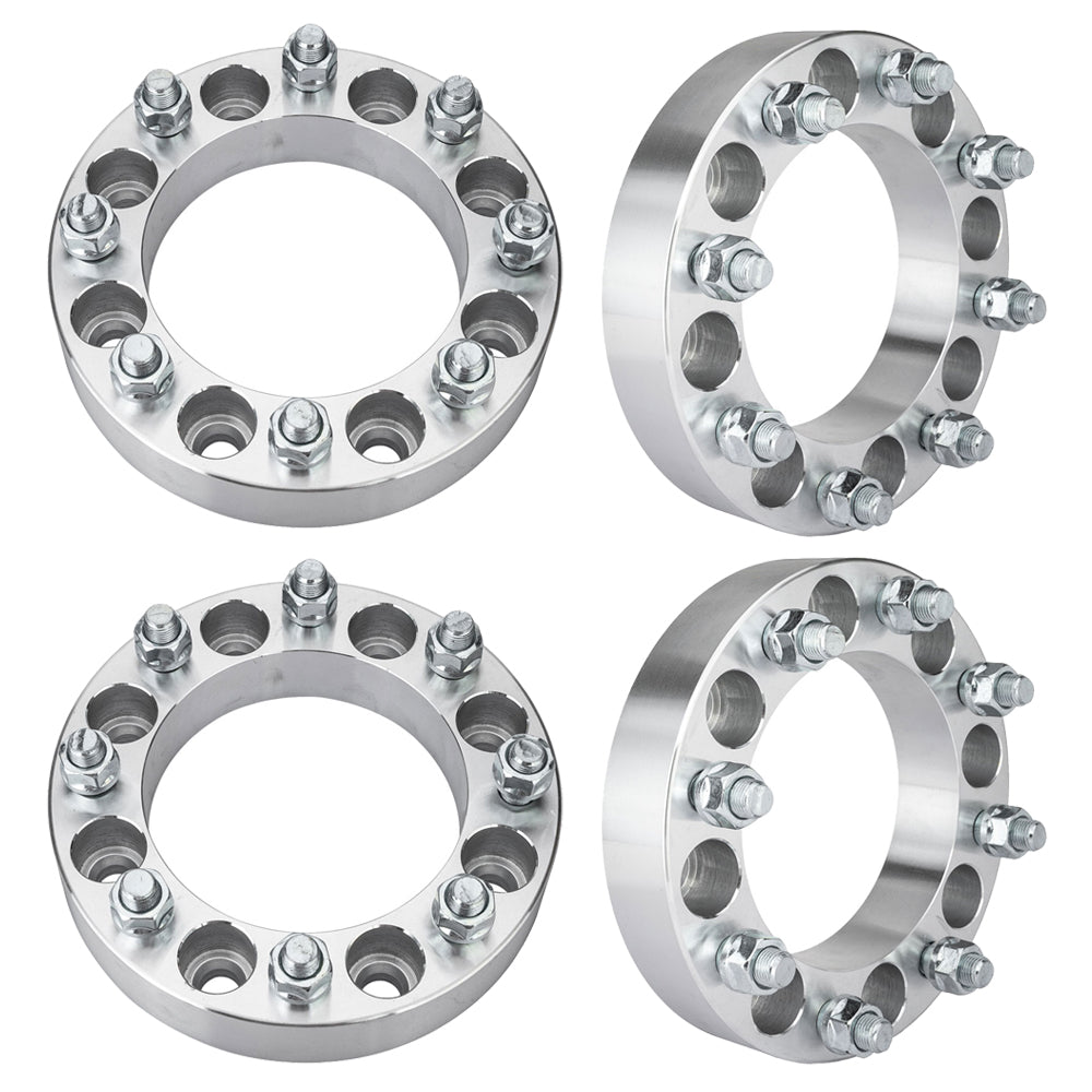 2pc 8x165.1 To 8x170 Wheel Adapters 1.5" For Dodge Ram 2500 3500  lug nuts key