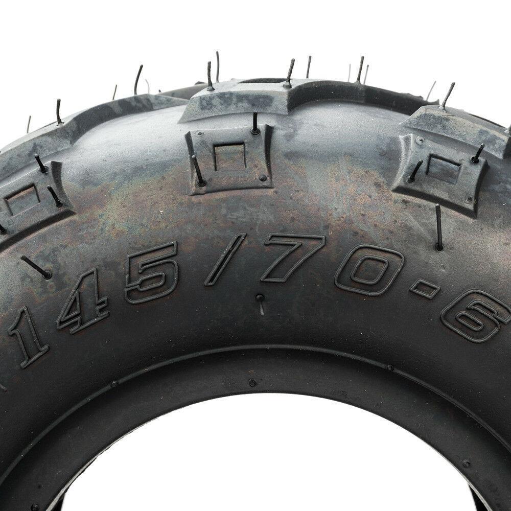2 ATV Go Kart Tires 145/70-6 4PR P361 B 4 Ply Rated Black New