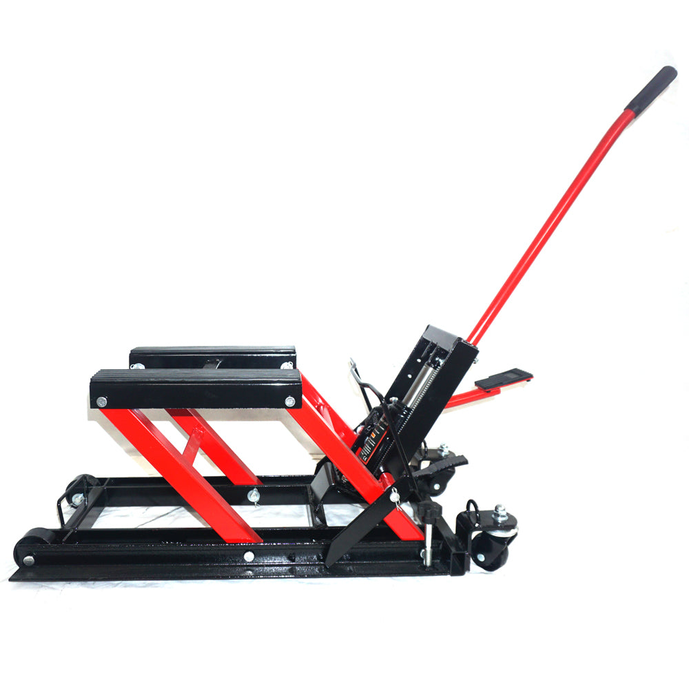 Motorcycle Dirt Bikes ATV 1500lbs Steel Lift Stand Red