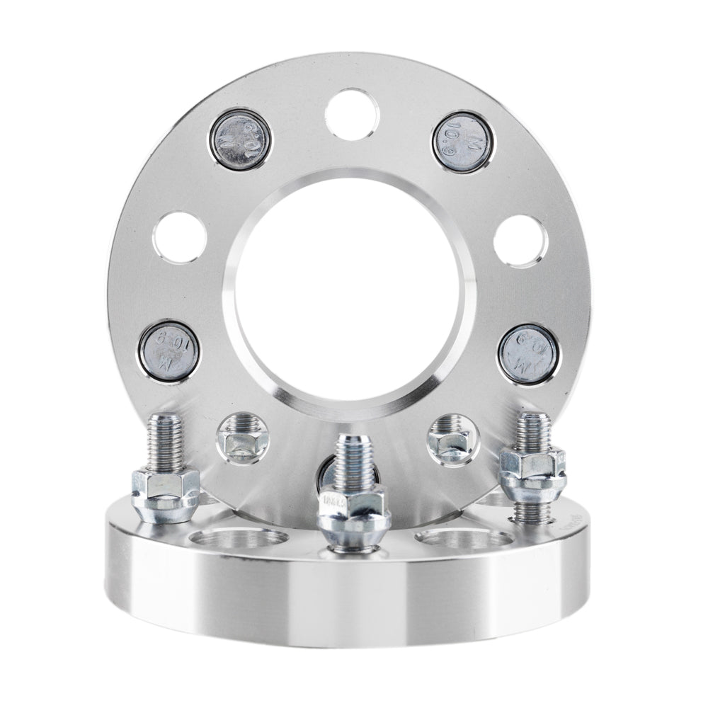2 Wheel Spacers Adapters 5x4.5 to 5x4.75 1 Inch Thick 5x114.3 to 5x120 12x1.5