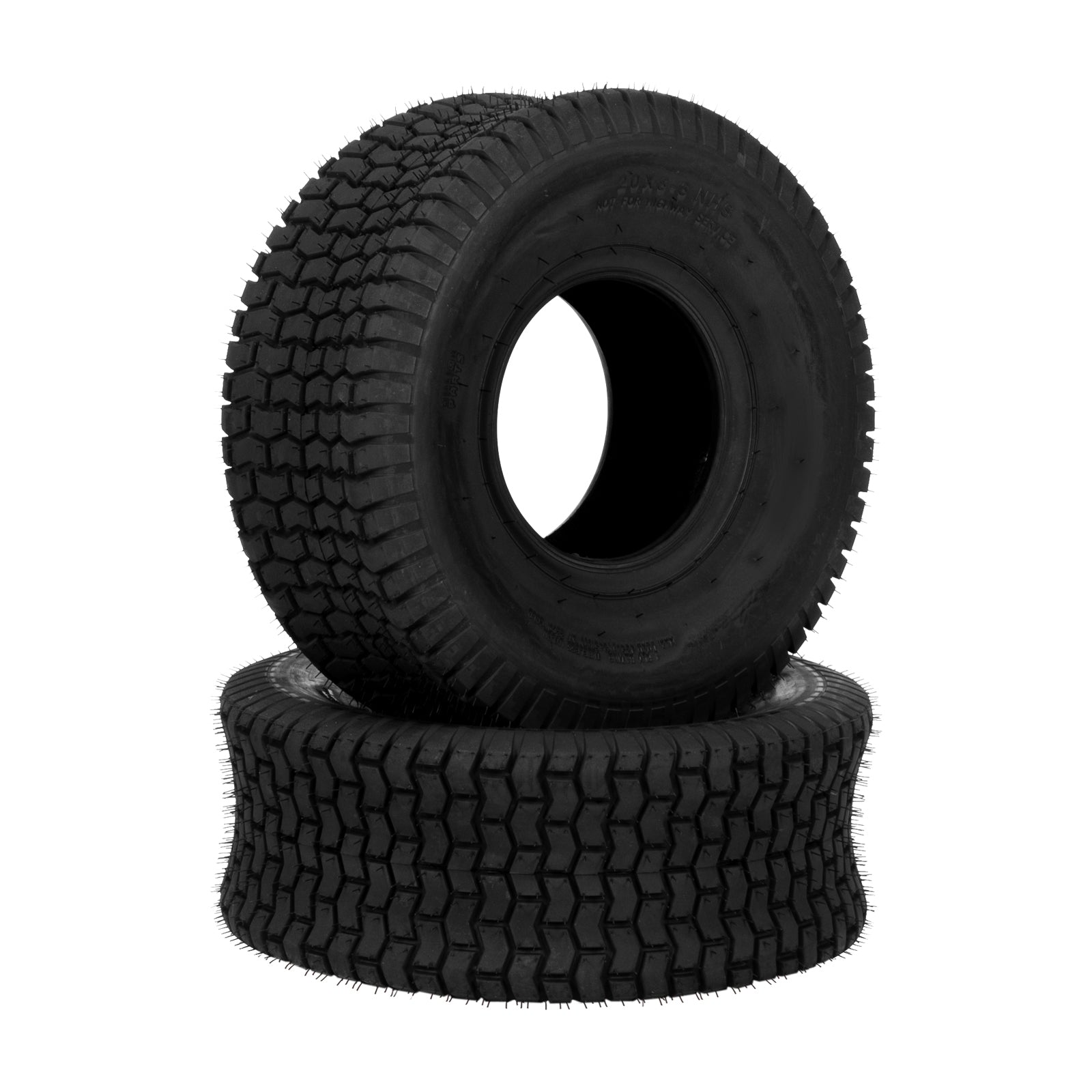 Set of(2) SW: 9.41"" PSI 22 Riding Lawn Mower Tire 20X8-8 P512 4PR 965Lbs
