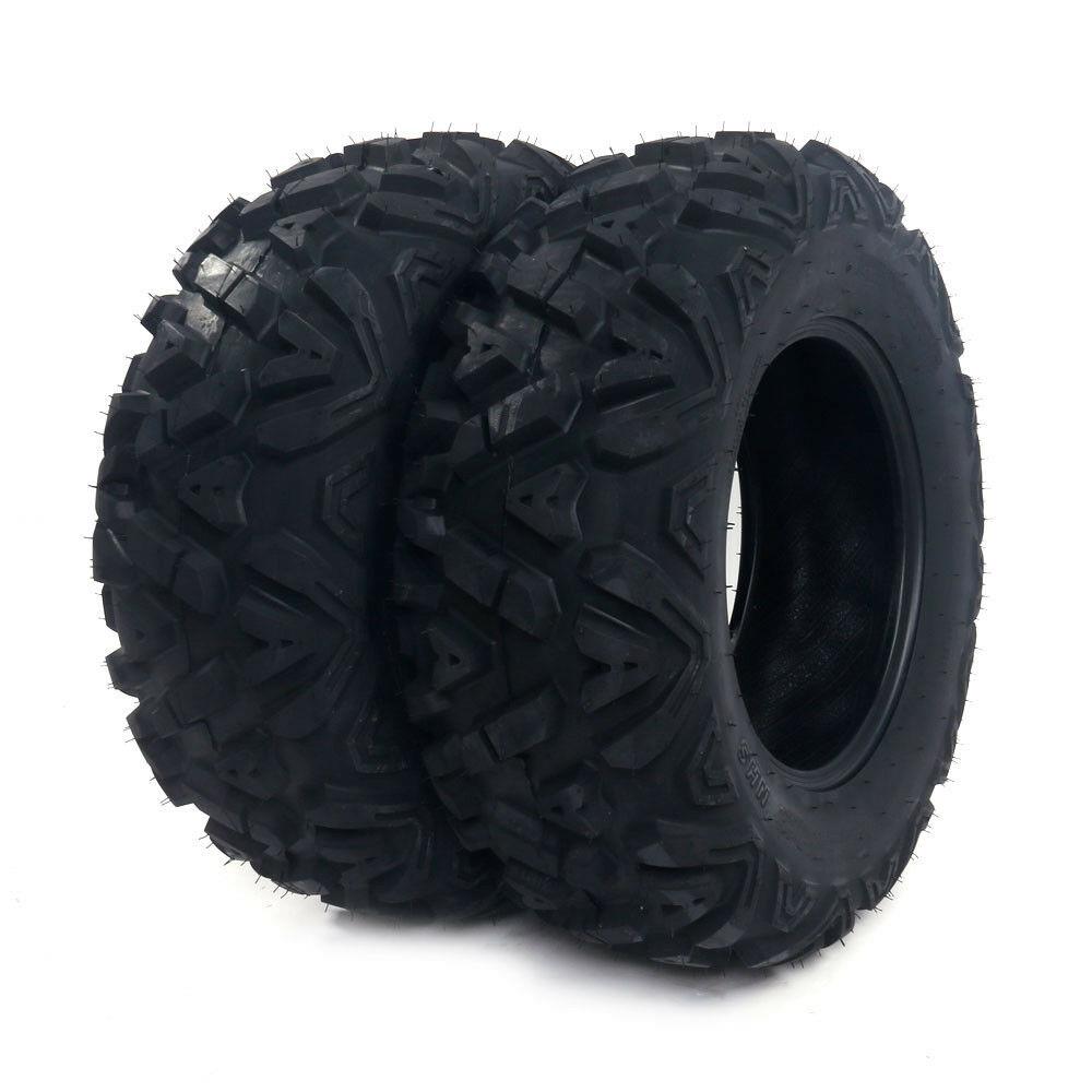 Two of new 26*9-12 front tires 6PR QM373 with warranty ATV utv TIRES 26*9-12