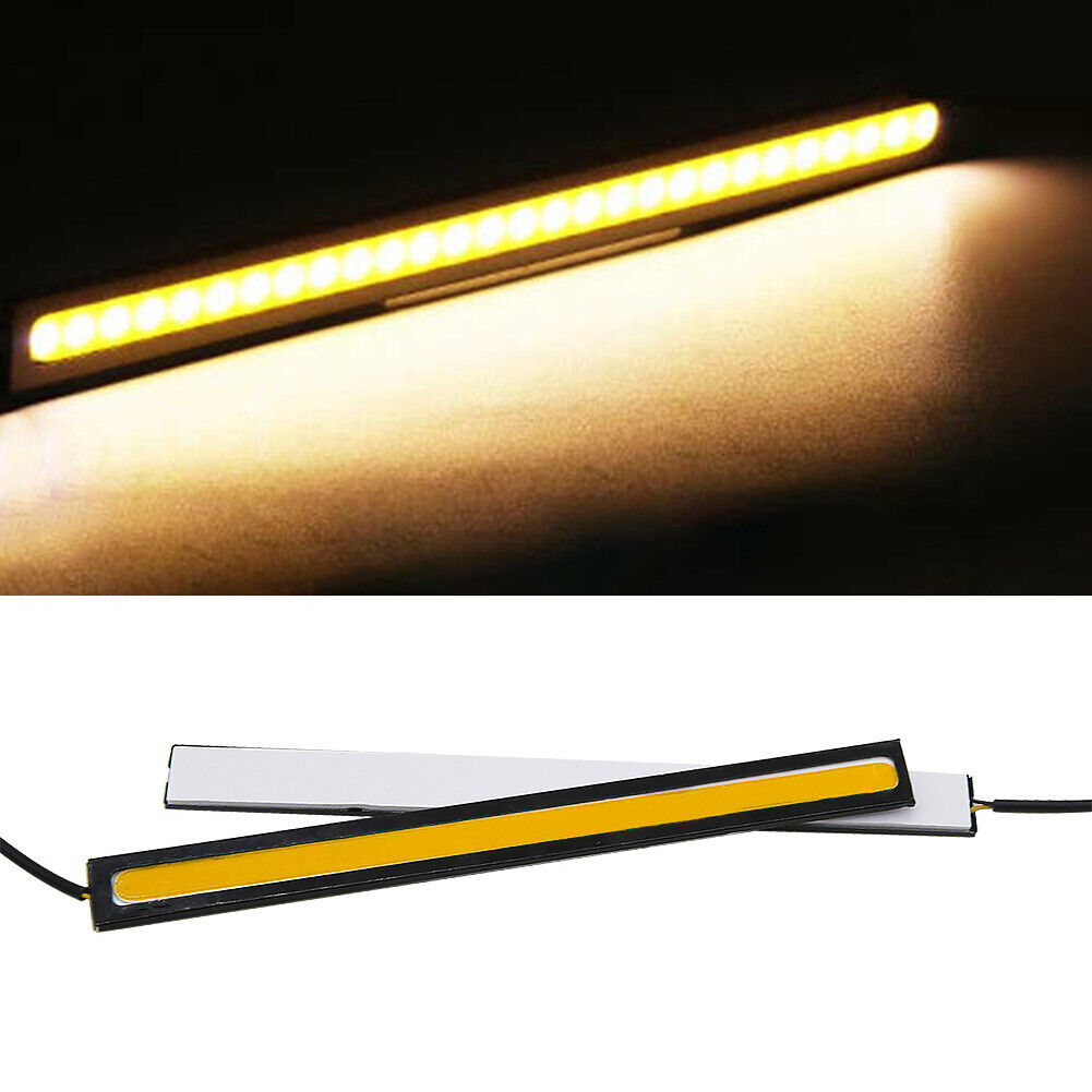 12V LED Light Bar DRL Daytime Running Light Fog Light COB Car Light Driving