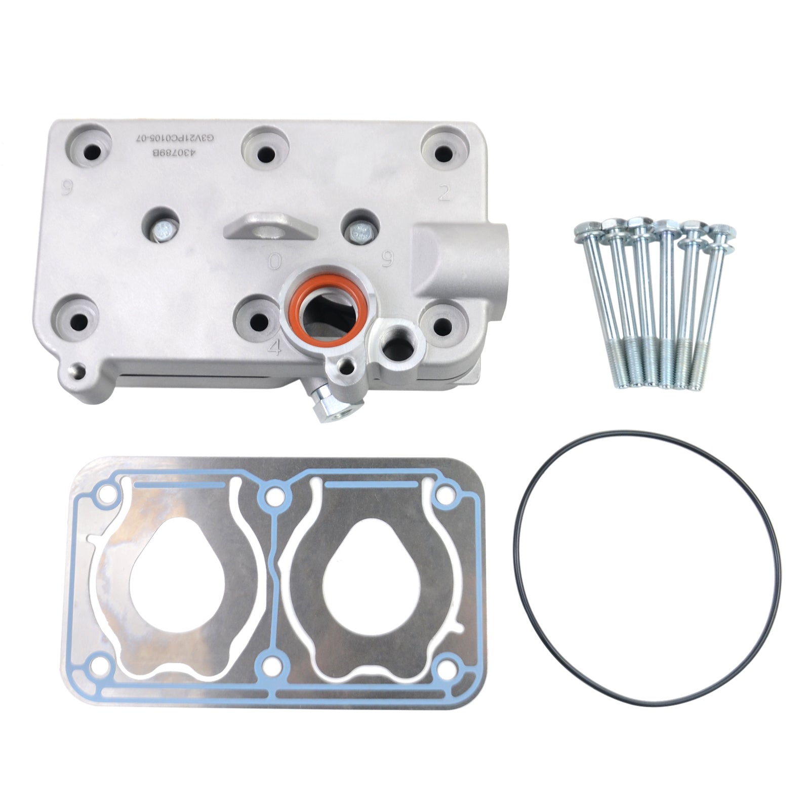 Air Brake Compressor Cylinder Head 4127049322 20569226 20701803 for Volvo 24425003 20569226 20569224 85104247
