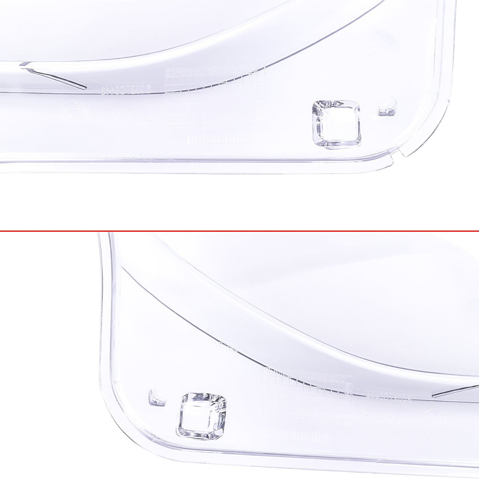 Pair Left & Right Headlight Lens Cover for BMW X3 X4 G01 G02 G08 2018 2019 2020 2021 63117466131 63117466132