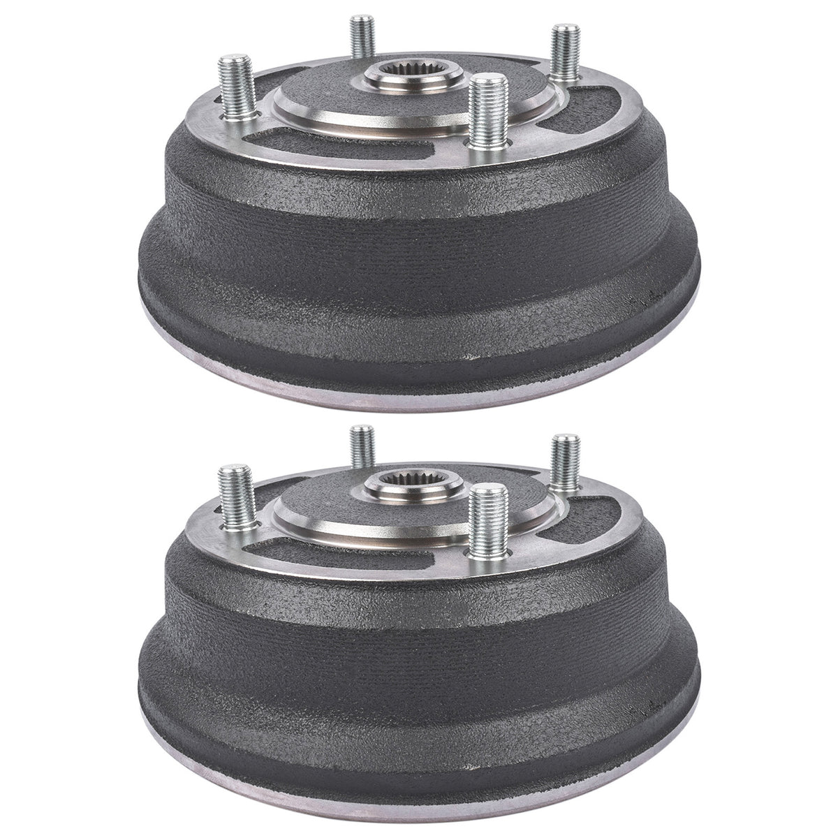 Pair For Kawasaki Mule 3000 3010 4000 4010 KAF950B 4x4 Diesel Front Brake Drums