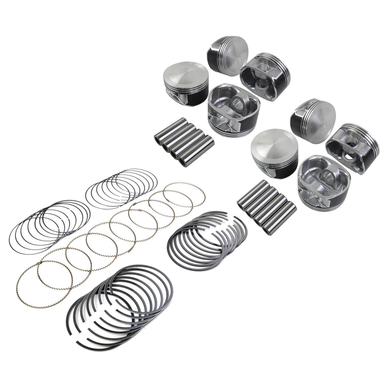 Pistons & Rings Set For Dodge Ram Chrysler Jeep Commander V8 99.50mm Vin 2, D H 05086010AB 05086010AA 05086010AC