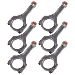 6Pcs Engine Connecting Rod Set for Hyundai Azera Kia Sedona Sedan Sport Utility Van 2011-2021 235103L100 235103CFA0