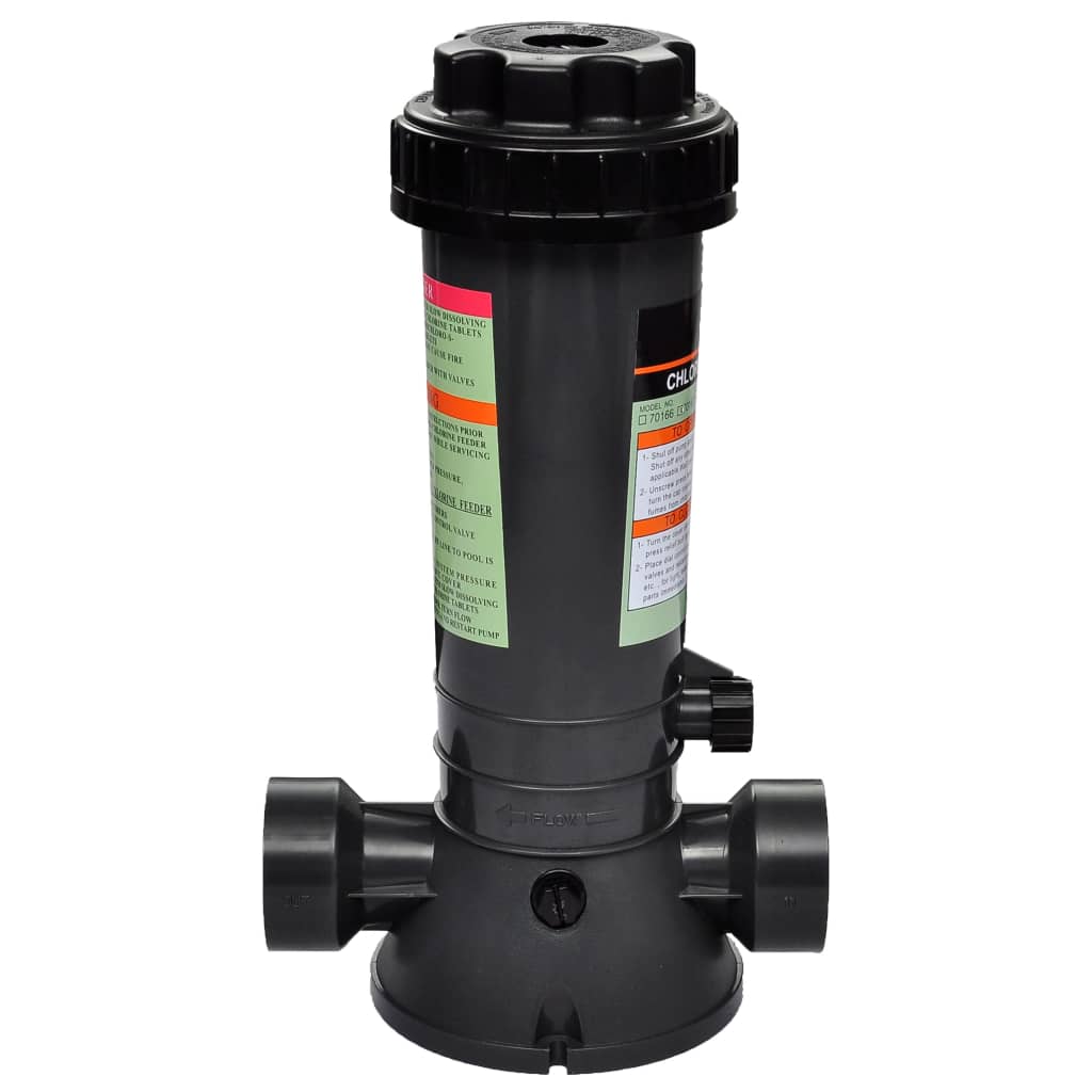 Efficient Pool Chlorinator with Filter System Integration Pressure-Based Operation Adjustable Rate Control Dial