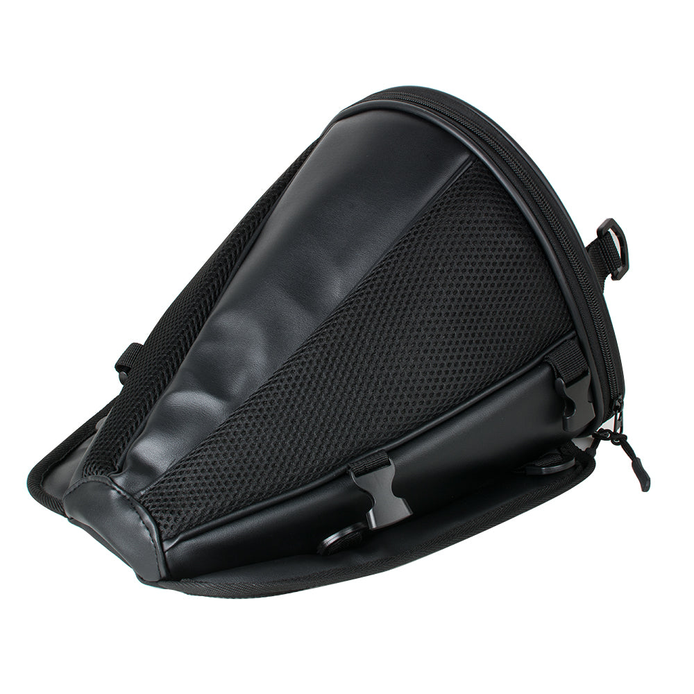 Waterproof PU Leather Motorcycle Tail Bag Bike Back Seat Luggage