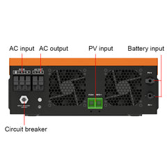 6200W Solar Inverter with 120A MPPT Solar Charge Controller 48V DC to 220-230VAC