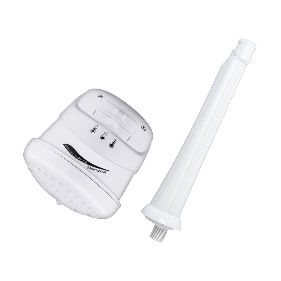5400W 110V Shower Head Heater Electric Instant Hot Water 3 Gear With Hose Bracket