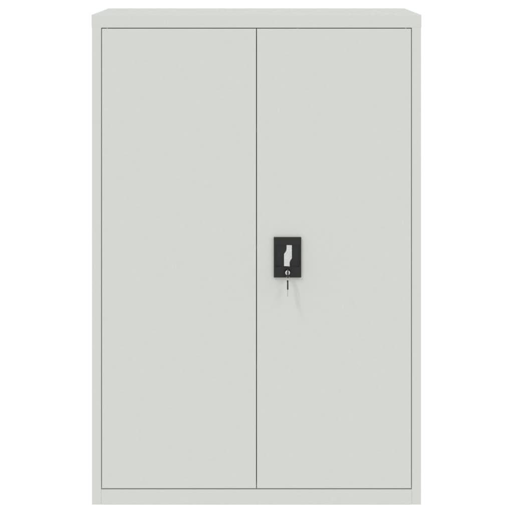 Steel Gray Office Cabinet 35.4x15.7x55.1 inches
