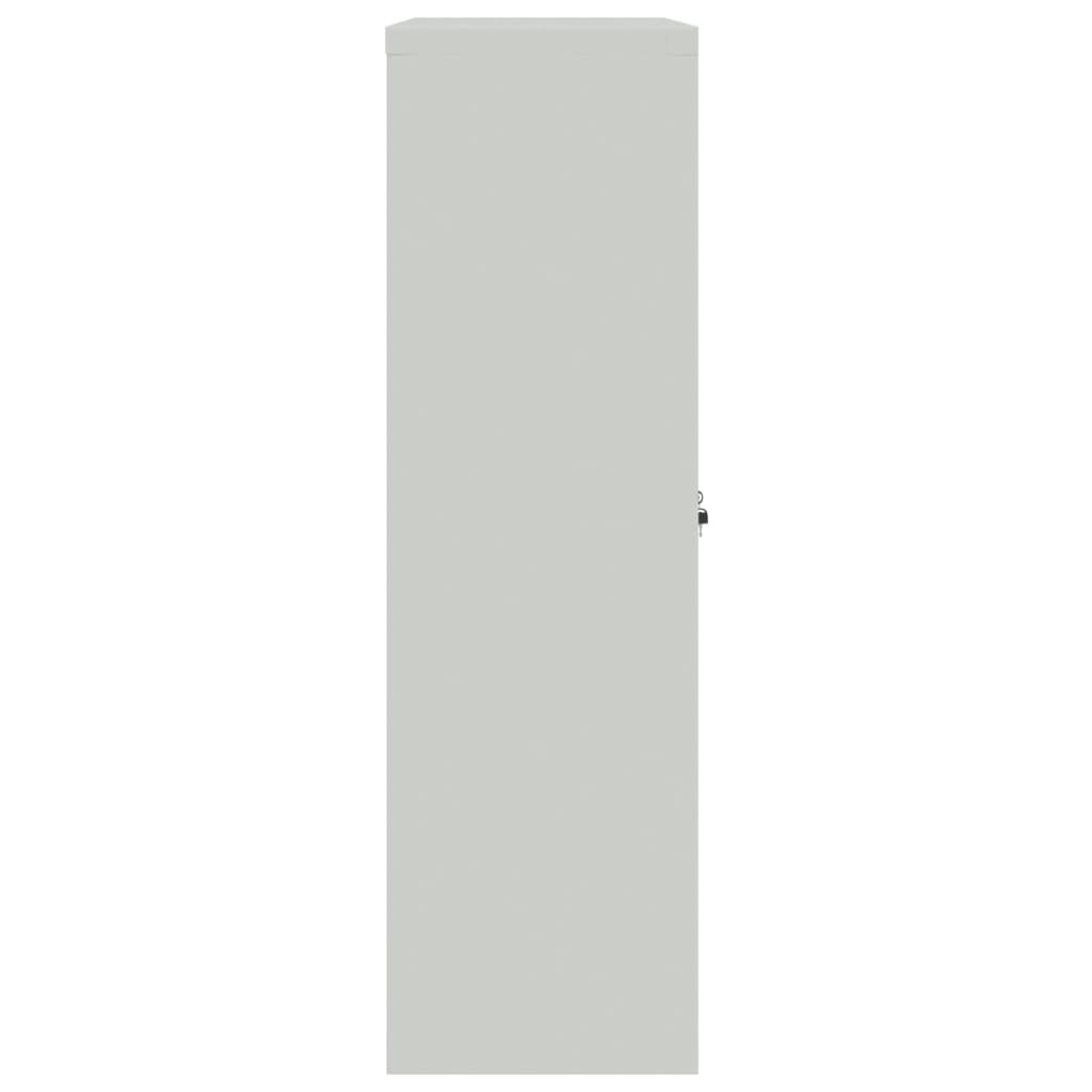 Steel Gray Office Cabinet 35.4x15.7x55.1 inches
