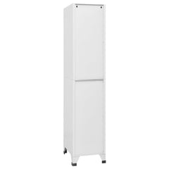 Storage Locker Cabinet with 3 Compartments 15x17.7x70.9