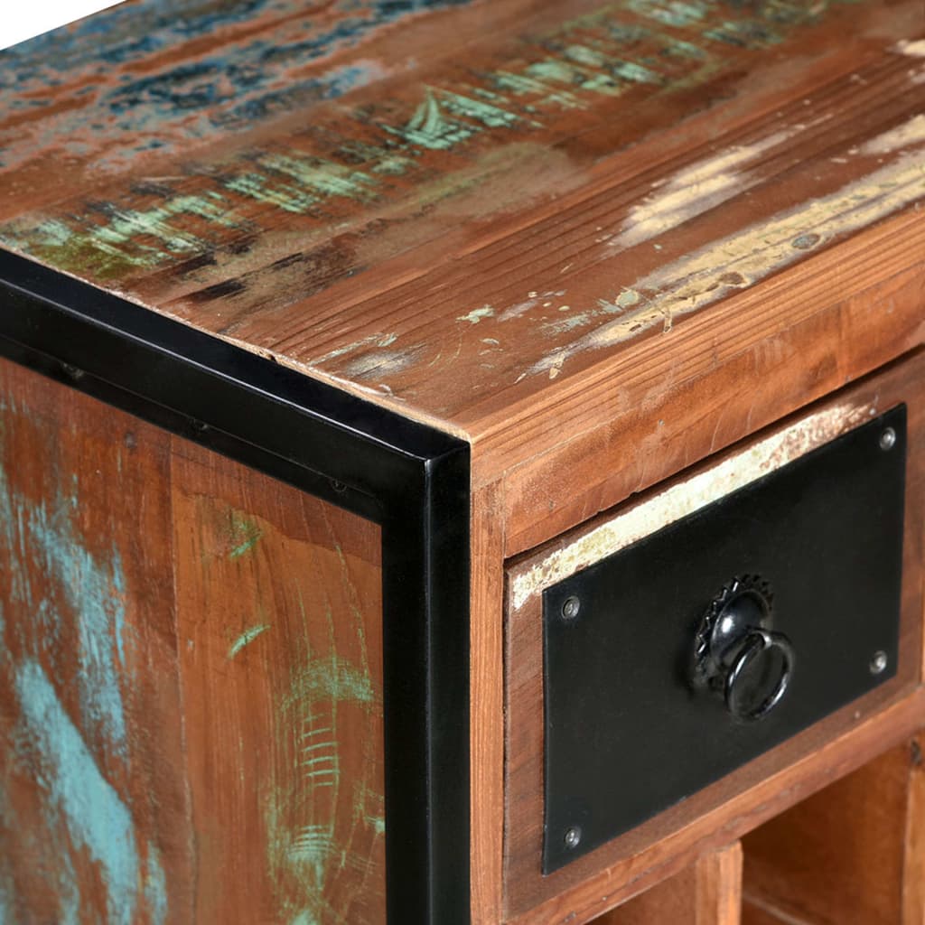 Solid Reclaimed Wood Wine Rack Holds 16 Bottles