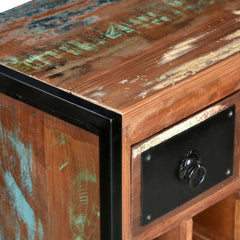 Solid Reclaimed Wood Wine Rack Holds 16 Bottles