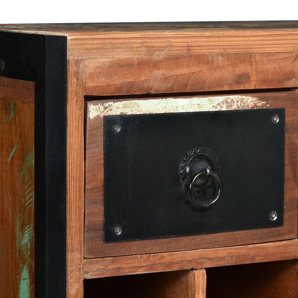 Solid Reclaimed Wood Wine Rack Holds 16 Bottles