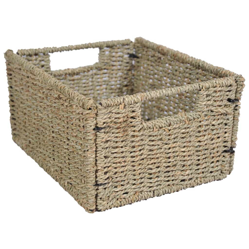 Bathroom Vanity Cabinet with 2 Baskets Solid Teak 29.1x17.7x29.5