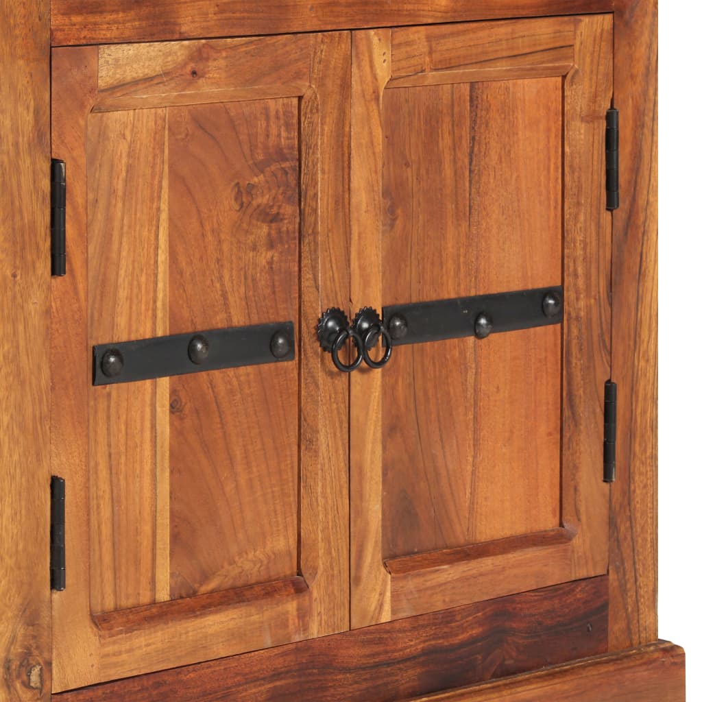 Solid Acacia Wood Sideboard 24.8x11.8x29.5