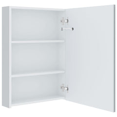 LED-Illuminated Bathroom Mirror Cabinet 19.7x5.1x27.6