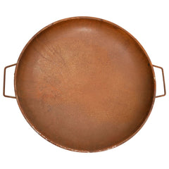 26.6"x22.8"x8.9" Steel Fire Pit Durable Outdoor Heating