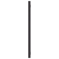 Bathroom Mirror Gray 35.4x0.6x14.6 Engineered Wood