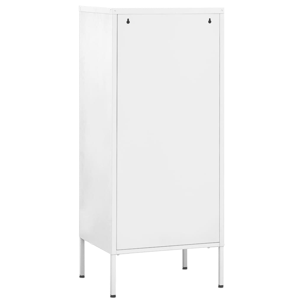 Storage Cabinet White 16.7x13.8x40 in Steel