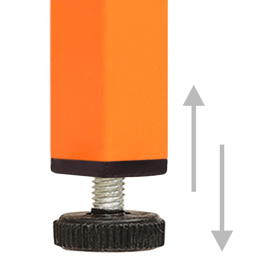 Locker Cabinet Orange 13.8x18.1x70.9 Steel