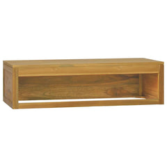 Wall-mounted Teak Bathroom Cabinet 43.3x17.7x11.8 Solid Wood