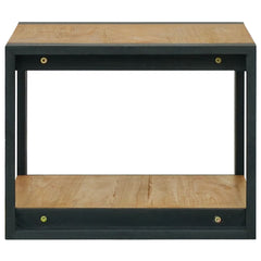 Solid Teak Wall-mounted Bathroom Cabinet 23.6x17.7x13.8