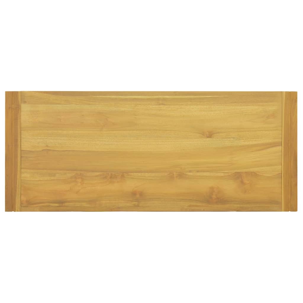 Wall-mounted Bathroom Cabinet 43.3x17.7x13.8 Solid Wood Teak