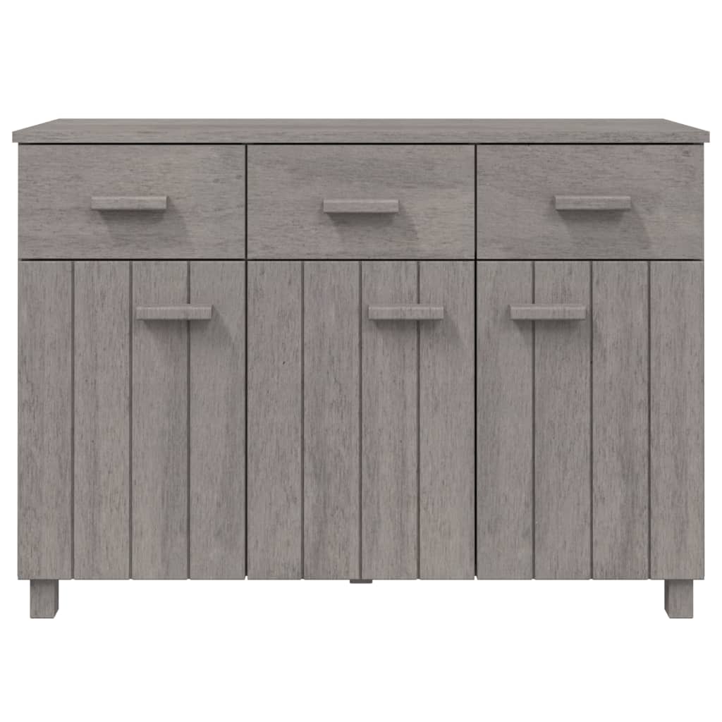 Sideboard HAMAR Light Gray 44.5x15.7x31.5 Solid Wood Pine
