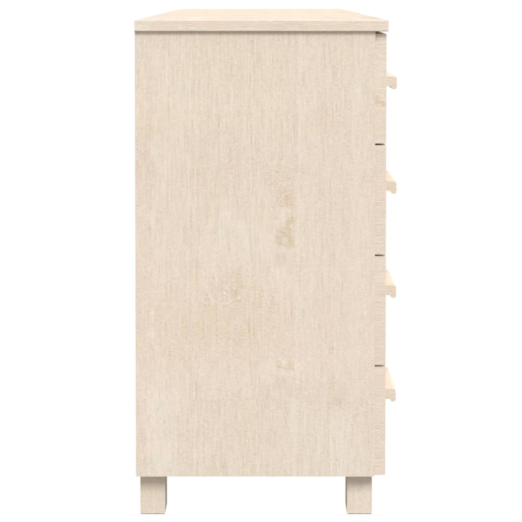 Sideboard HAMAR Honey Brown 44.5x15.7x31.5 Solid Wood Pine