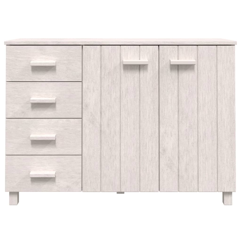 Sideboard HAMAR White 44.5x15.7x31.5 Solid Wood Pine HAMAR