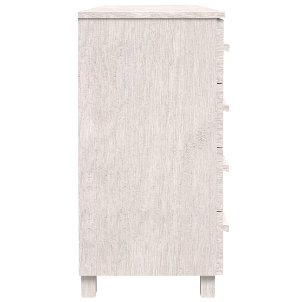 Sideboard HAMAR White 44.5x15.7x31.5 Solid Wood Pine HAMAR