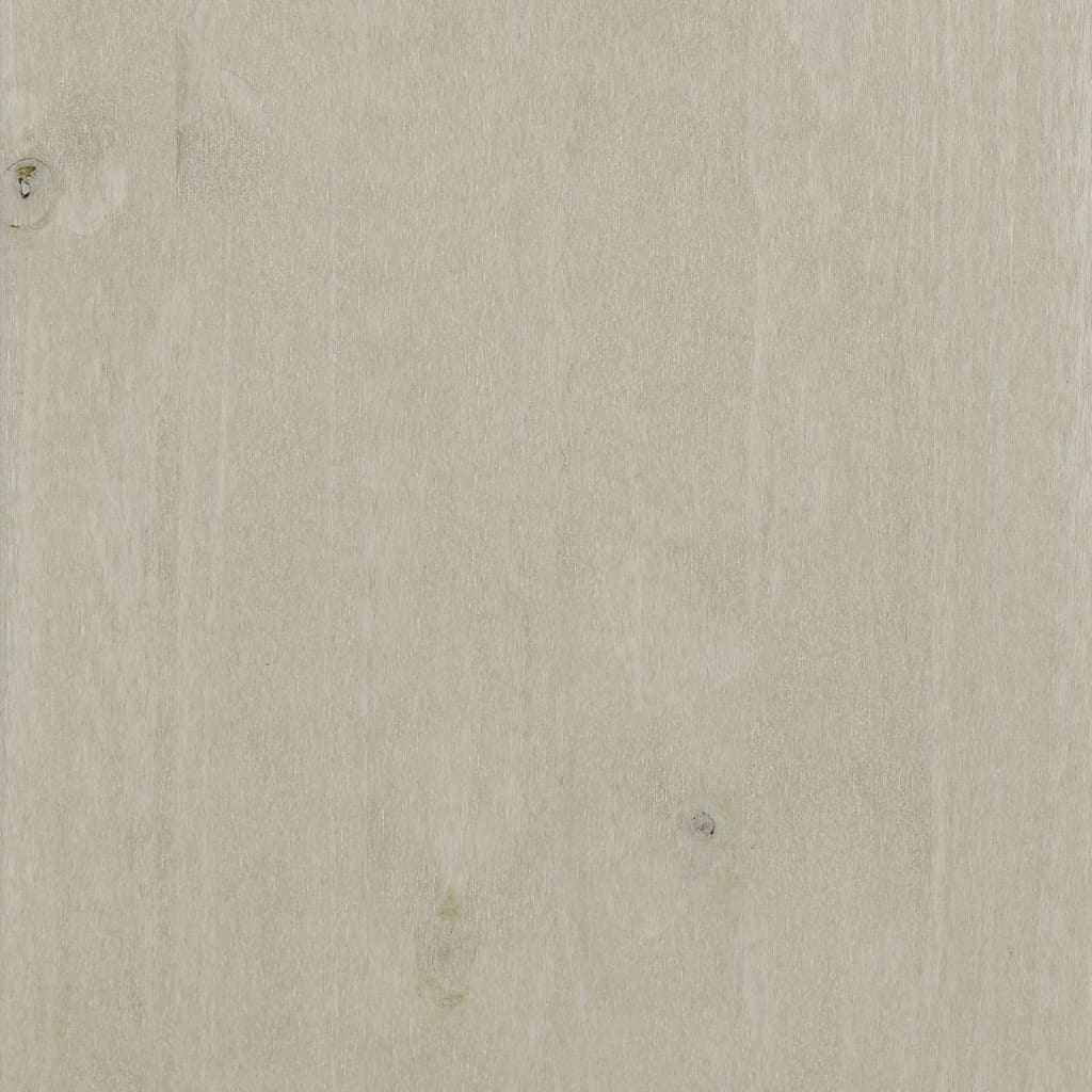 Sideboard HAMAR White 44.5x15.7x31.5 Solid Wood Pine HAMAR