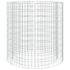 39.4" Galvanized Iron Gabion Fire Pit – Durable Outdoor Fire Pit