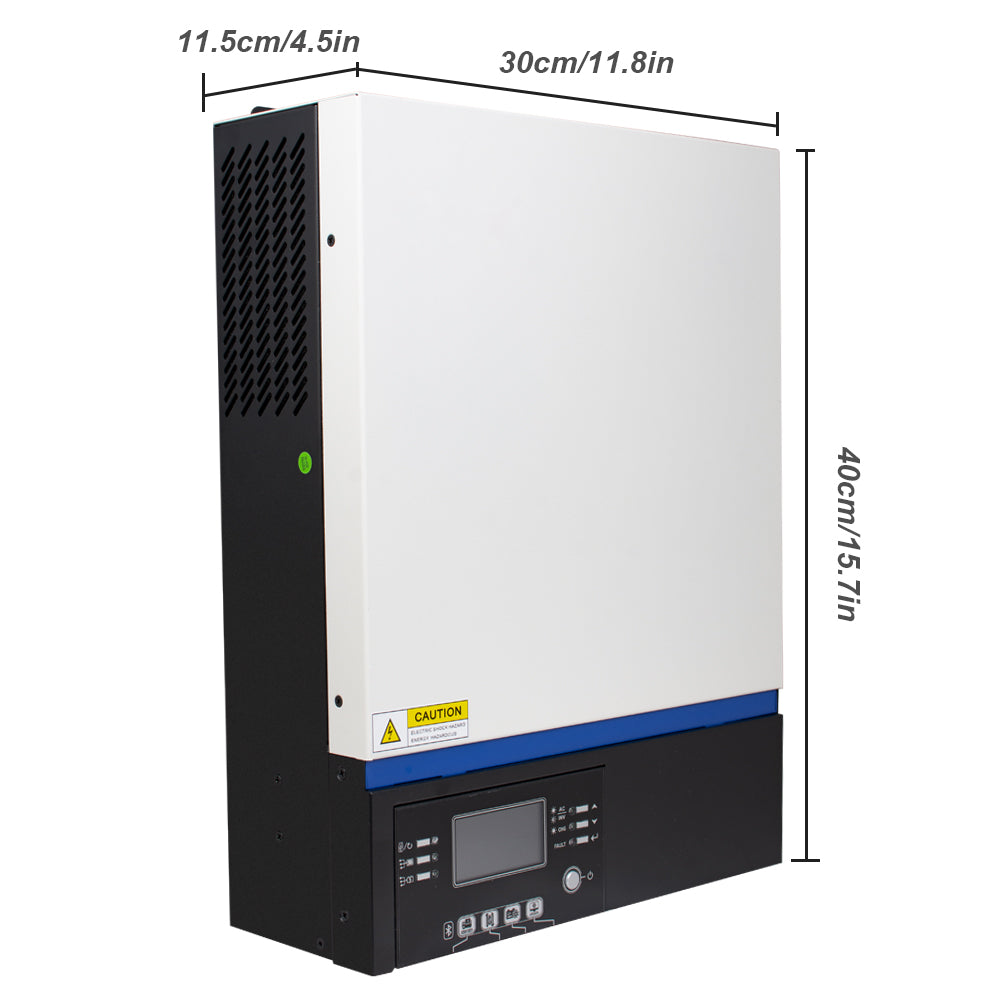 24V 5000W Solar Inverter Pure Sine Wave with 80A MPPT Charge Controller Off-Gied