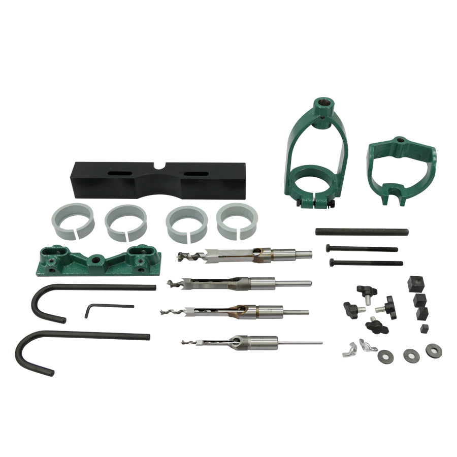 Mortising Bench Drill Tenon Locator Machine Woodworking Square Hole Chisel Set