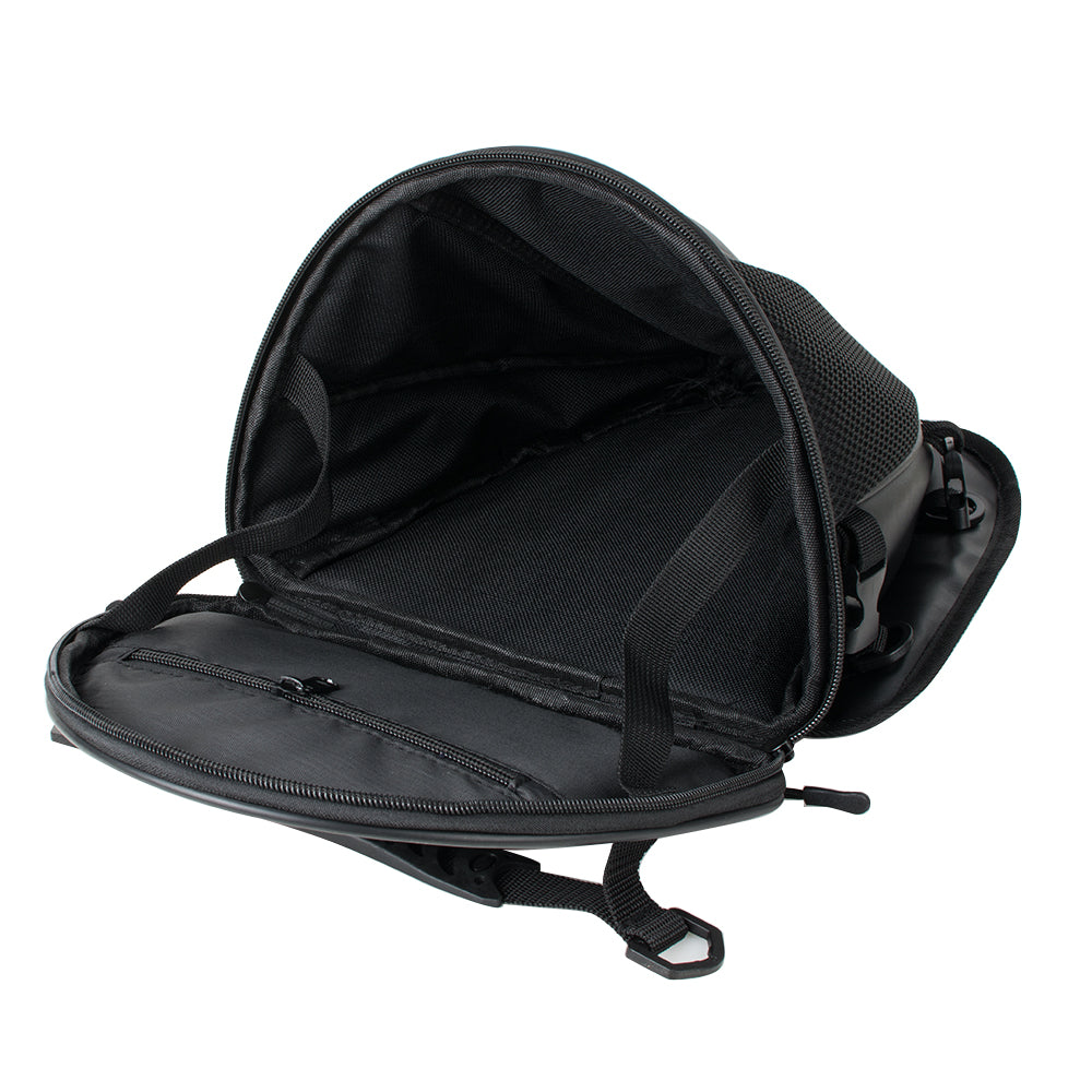 Waterproof PU Leather Motorcycle Tail Bag Bike Back Seat Luggage